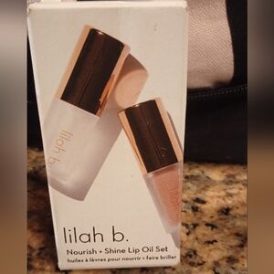 2x30 Lilah B. Lovingly Lip Nourish Shine Nude Lip Oil Set